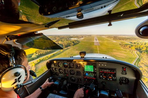 Flugzeug selber fliegen Flughafen BarthBarth