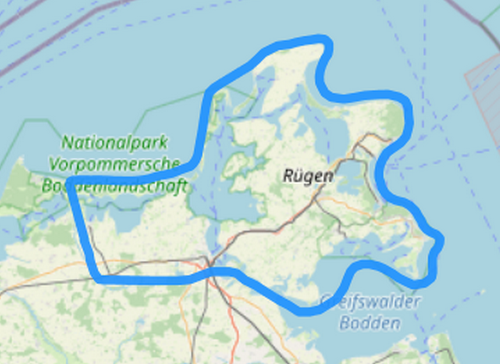Route F Hiddensee Rügen Kap Arkona Binz