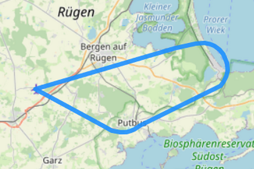 Rundflug Binz Prora Granitz Putbus