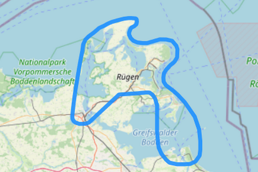 Rundflug 7 Rund um Rügen Peenemünde Usedom