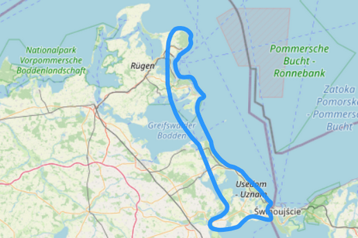 Rundflug D Usedom und Kreideküste von Rügen