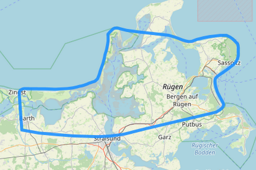 Rundflug Hiddensee Rügen Kreideküste