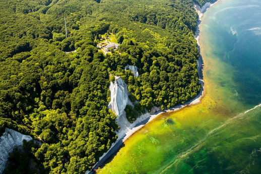 Rundflug Rügen Kreidefelsen die Idee zur Hochzeit