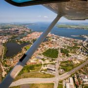 Rundflug Stralsund Rügenbrücke