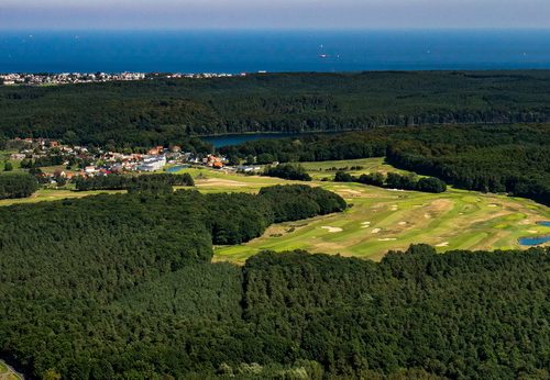 Ballonfahrt Wolgast Blick auf Usedom