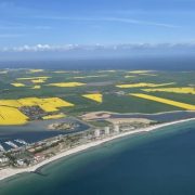 Flug über Fehmarn mit Burg