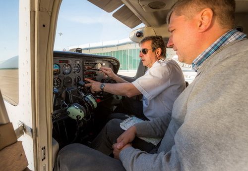 Flugzeug selber fliegen Neubrandenburg Trollenhagen