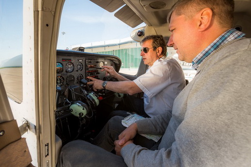 Flugzeug selber fliegen Neubrandenburg Trollenhagen