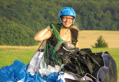 Gleitschirmfliegen Erlebnistag und einen Tandemflug Waren Müritz