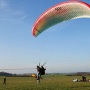 Gleitschirmfliegen Waren an der Müritz