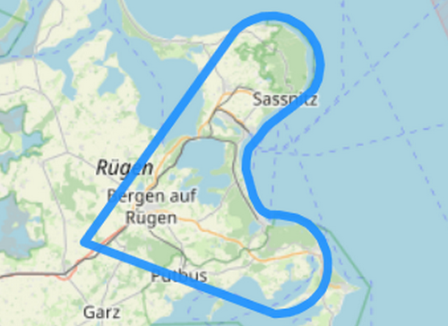 Route 4 Kreideküste Saßnitz Binz Putbus