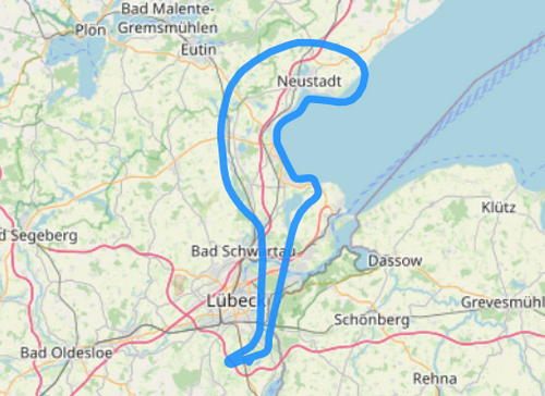 Route D Timmendorfer Strand Neustadt
