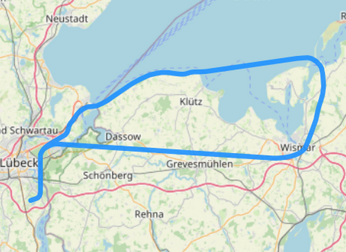 Route E Insel Poel und Wismar