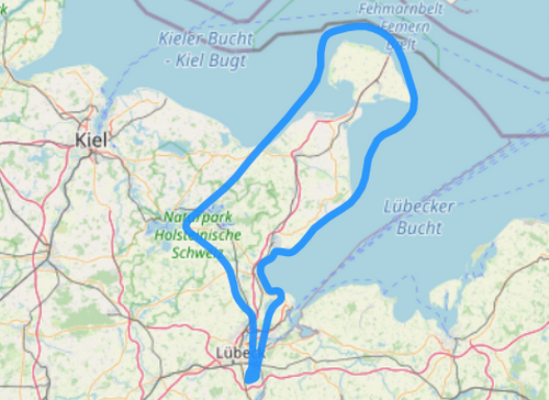 Route F Insel Fehmarn und Bad Malente