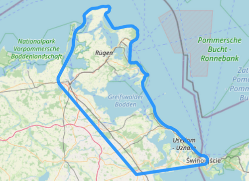 Route F Rügen Hiddensee Usedom