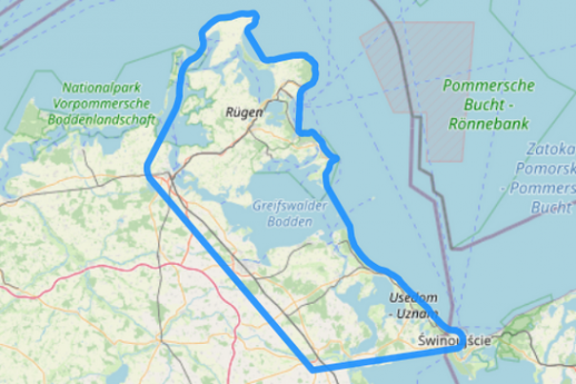 Route F Rügen Hiddensee Usedom