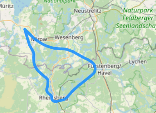 Rundflug D Mecklenburger Seenplatte und Rheinsberg