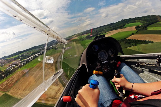 Segelfliegen Schnupperkurs Segelflug Mini Waren Müritz