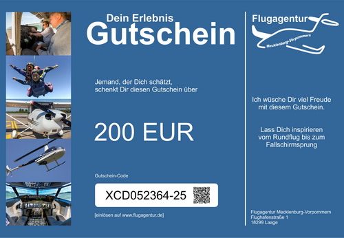 Wertgutschein 200 Euro