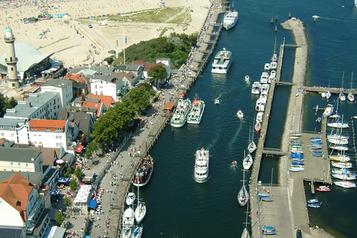 Alte Strom von Warnemünde