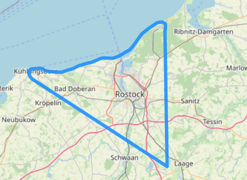 Hubschrauber Route C die schönsten Ostseebäder