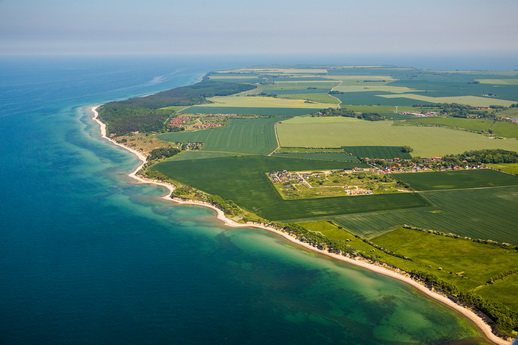 Fliegen über Mecklenburgische Ostseeküste