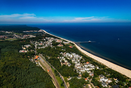 Panoramablick über die Insel