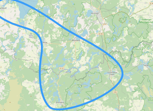 Rundflug E Seenplatte Rheinsberg Röbel