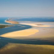 Fliegen Bodden Sandhaken Nehrungen Fischland Darß Zingst