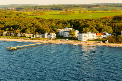 Flug über Seeheilbad Heiligendamm beim Ostseeflug