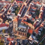 Rostock Kirche von oben