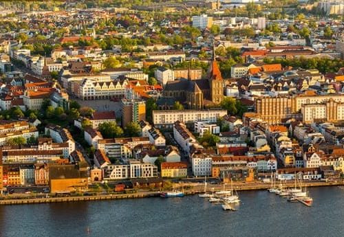 Rundflug Rostock am Strande