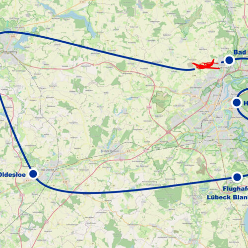 Rundflug B Heiligen Geist Lübeck Holstentor Bad Schwartau Trave Rathaus Altstadt Bad Oldesloe Bad Segeberg ab Flughafen Lübeck