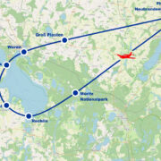 Rundflug E Müritz Waren Klink Röbel Rechlin Nationalpark ab Flughafen Neubrandenburg Trollenhagen