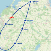 Rundflug J Ribnitz Damgarten Rostock Schwaan Bützow Güstrow Teterow Tessin Bad Sülze ab Flughafen Barth
