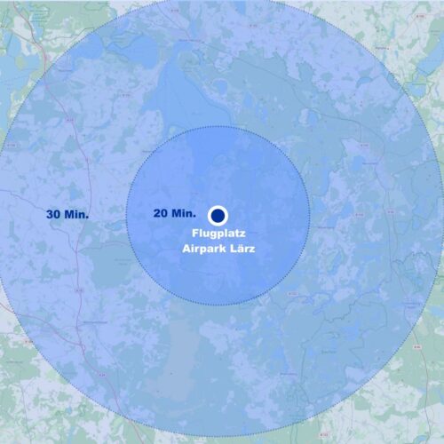 Rundflug individuell ab Flugplatz Lärz Airpark